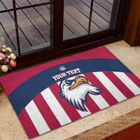 USA 2025 Rugby Custom Rubber Doormat Come On Eagle