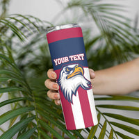 USA 2025 Rugby Custom Skinny Tumbler Come On Eagle