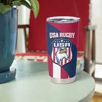 USA 2025 Rugby Custom Tumbler Cup Come On Eagle