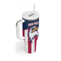 USA 2025 Rugby Custom Tumbler With Handle Come On Eagle