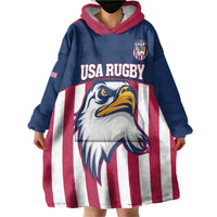 USA 2025 Rugby Custom Wearable Blanket Hoodie Come On Eagle