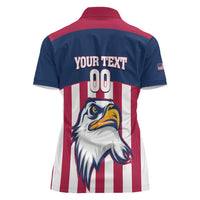 USA 2025 Rugby Custom Women Polo Shirt Come On Eagle