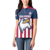 USA 2025 Rugby Custom Women Polo Shirt Come On Eagle