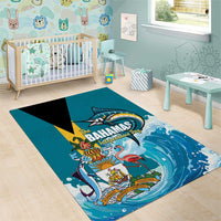 The Bahamas Independence Day Area Rug Bahamian Blue Marlin National Color