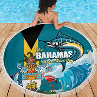 The Bahamas Independence Day Beach Blanket Bahamian Blue Marlin National Color