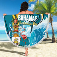 The Bahamas Independence Day Beach Blanket Bahamian Blue Marlin National Color