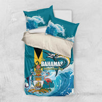 The Bahamas Independence Day Bedding Set Bahamian Blue Marlin National Color