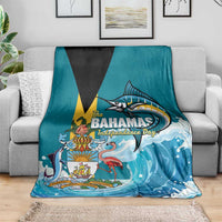 The Bahamas Independence Day Blanket Bahamian Blue Marlin National Color