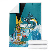 The Bahamas Independence Day Blanket Bahamian Blue Marlin National Color