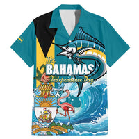 The Bahamas Independence Day Family Matching Mermaid Dress and Hawaiian Shirt Bahamian Blue Marlin National Color