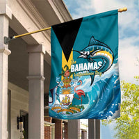 The Bahamas Independence Day Garden Flag Bahamian Blue Marlin National Color