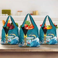 The Bahamas Independence Day Grocery Bag Bahamian Blue Marlin National Color