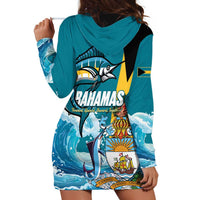 The Bahamas Independence Day Hoodie Dress Bahamian Blue Marlin National Color