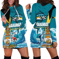 The Bahamas Independence Day Hoodie Dress Bahamian Blue Marlin National Color
