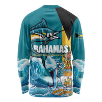 The Bahamas Independence Day Long Sleeve Shirt Bahamian Blue Marlin National Color