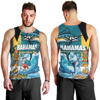 The Bahamas Independence Day Men Tank Top Bahamian Blue Marlin National Color