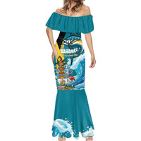 The Bahamas Independence Day Mermaid Dress Bahamian Blue Marlin National Color