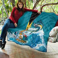 The Bahamas Independence Day Quilt Bahamian Blue Marlin National Color