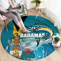 The Bahamas Independence Day Round Carpet Bahamian Blue Marlin National Color