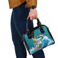 The Bahamas Independence Day Shoulder Handbag Bahamian Blue Marlin National Color