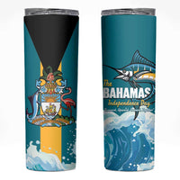 The Bahamas Independence Day Skinny Tumbler Bahamian Blue Marlin National Color