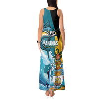 The Bahamas Independence Day Tank Maxi Dress Bahamian Blue Marlin National Color