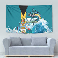 The Bahamas Independence Day Tapestry Bahamian Blue Marlin National Color