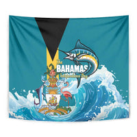 The Bahamas Independence Day Tapestry Bahamian Blue Marlin National Color
