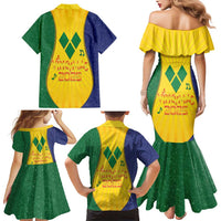SVG Vincy Mas Family Matching Mermaid Dress and Hawaiian Shirt Saint Vincent and the Grenadines National Carnival - Wonder Print Shop