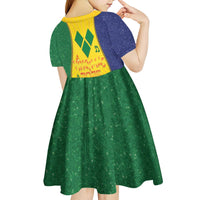 SVG Vincy Mas Kid Short Sleeve Dress Saint Vincent and the Grenadines National Carnival - Wonder Print Shop