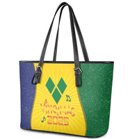 SVG Vincy Mas Leather Tote Bag Saint Vincent and the Grenadines National Carnival - Wonder Print Shop
