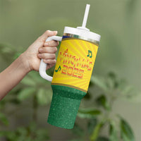 SVG Vincy Mas Tumbler With Handle Saint Vincent and the Grenadines National Carnival - Wonder Print Shop