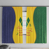 SVG Vincy Mas Window Curtain Saint Vincent and the Grenadines National Carnival - Wonder Print Shop