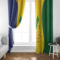 SVG Vincy Mas Window Curtain Saint Vincent and the Grenadines National Carnival - Wonder Print Shop