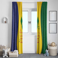 SVG Vincy Mas Window Curtain Saint Vincent and the Grenadines National Carnival - Wonder Print Shop