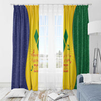 SVG Vincy Mas Window Curtain Saint Vincent and the Grenadines National Carnival - Wonder Print Shop