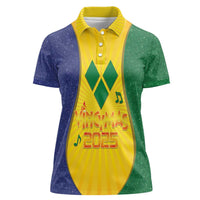 SVG Vincy Mas Women Polo Shirt Saint Vincent and the Grenadines National Carnival - Wonder Print Shop