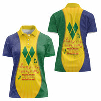 SVG Vincy Mas Women Polo Shirt Saint Vincent and the Grenadines National Carnival - Wonder Print Shop