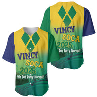 Vincy Mas 2025 Baseball Jersey Vincy Soca We Doh Party Normal - Wonder Print Shop