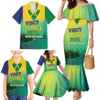 Vincy Mas 2025 Family Matching Mermaid Dress and Hawaiian Shirt Vincy Soca We Doh Party Normal - Wonder Print Shop