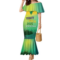 Vincy Mas 2025 Family Matching Mermaid Dress and Hawaiian Shirt Vincy Soca We Doh Party Normal - Wonder Print Shop