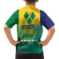 Vincy Mas 2025 Family Matching Tank Maxi Dress and Hawaiian Shirt Vincy Soca We Doh Party Normal - Wonder Print Shop