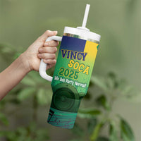 Vincy Mas 2025 Tumbler With Handle Vincy Soca We Doh Party Normal - Wonder Print Shop