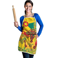 Personalized Grenada Spicemas 2025 Apron Spice Isle Nutmeg Cocoa Pod - Wonder Print Shop