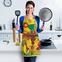 Personalized Grenada Spicemas 2025 Apron Spice Isle Nutmeg Cocoa Pod - Wonder Print Shop