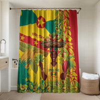 Personalized Grenada Spicemas 2025 Bathroom Set Spice Isle Nutmeg Cocoa Pod - Wonder Print Shop