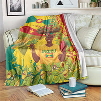 Personalized Grenada Spicemas 2025 Blanket Spice Isle Nutmeg Cocoa Pod - Wonder Print Shop