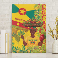 Personalized Grenada Spicemas 2025 Canvas Wall Art Spice Isle Nutmeg Cocoa Pod - Wonder Print Shop