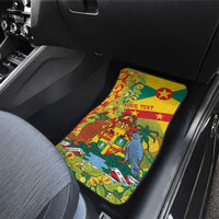 Personalized Grenada Spicemas 2025 Car Mats Spice Isle Nutmeg Cocoa Pod - Wonder Print Shop