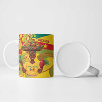 Personalized Grenada Spicemas 2025 Ceramic Mug Spice Isle Nutmeg Cocoa Pod - Wonder Print Shop